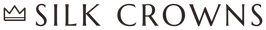 Silk Crowns wordmark with crown mark
